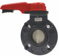 Butterfly Valve, 2-1/2x22 Pipe Size, PVC E946