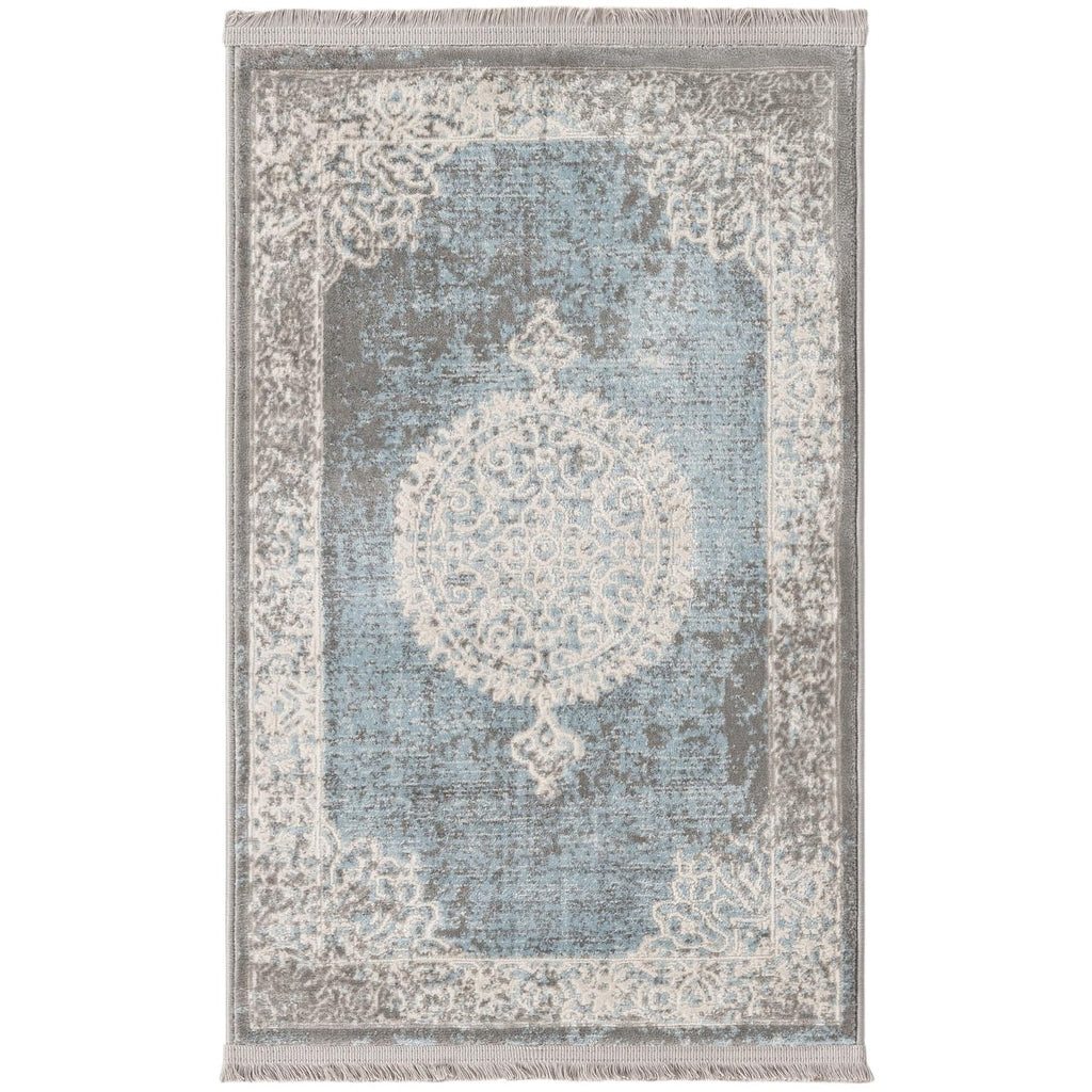 Light Green Area Rug 4'x6' S4788