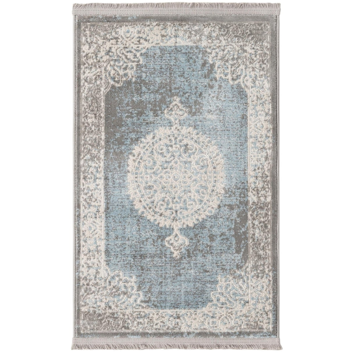 Light Green Area Rug 4'x6' S4788