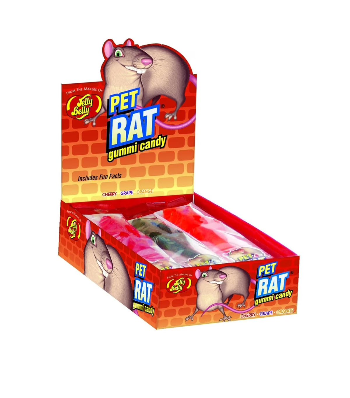 12 Pack 3-oz Gummi Pet Rat G654