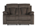 Reclining Microfiber Fabric Loveseat K587