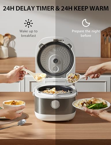 Induction Heating Rice Cooker 5.5 Cups 8 Cooking Functions K40442