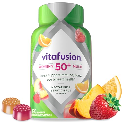 Women's 50+ Daily Multivitamin Gummy Vitamins 120 Ct U1737