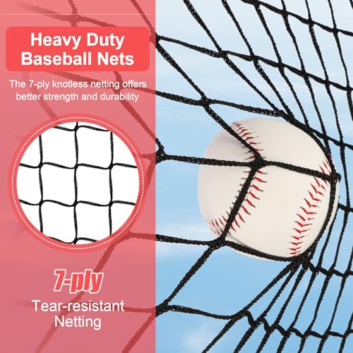 6'X6' Baseball Softball Practice Net with Strike Zone Target P54299