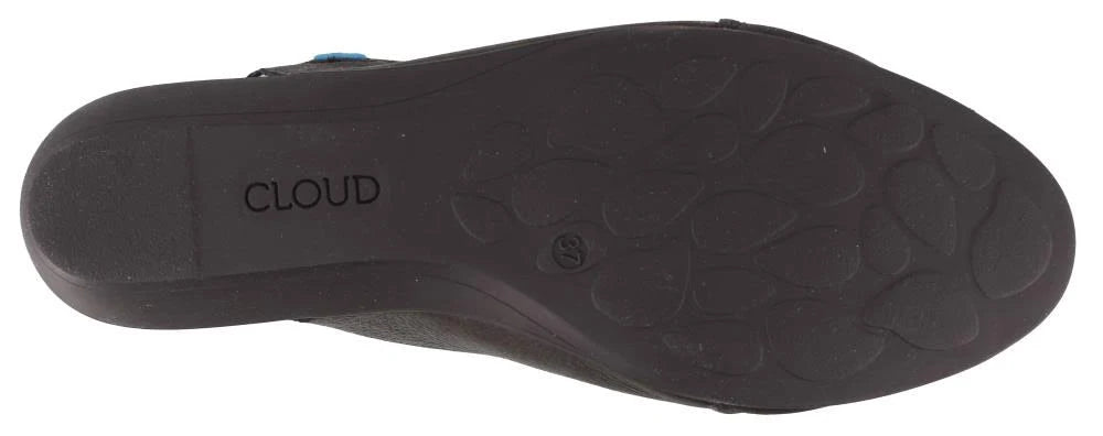 Black Leather Flat K21030