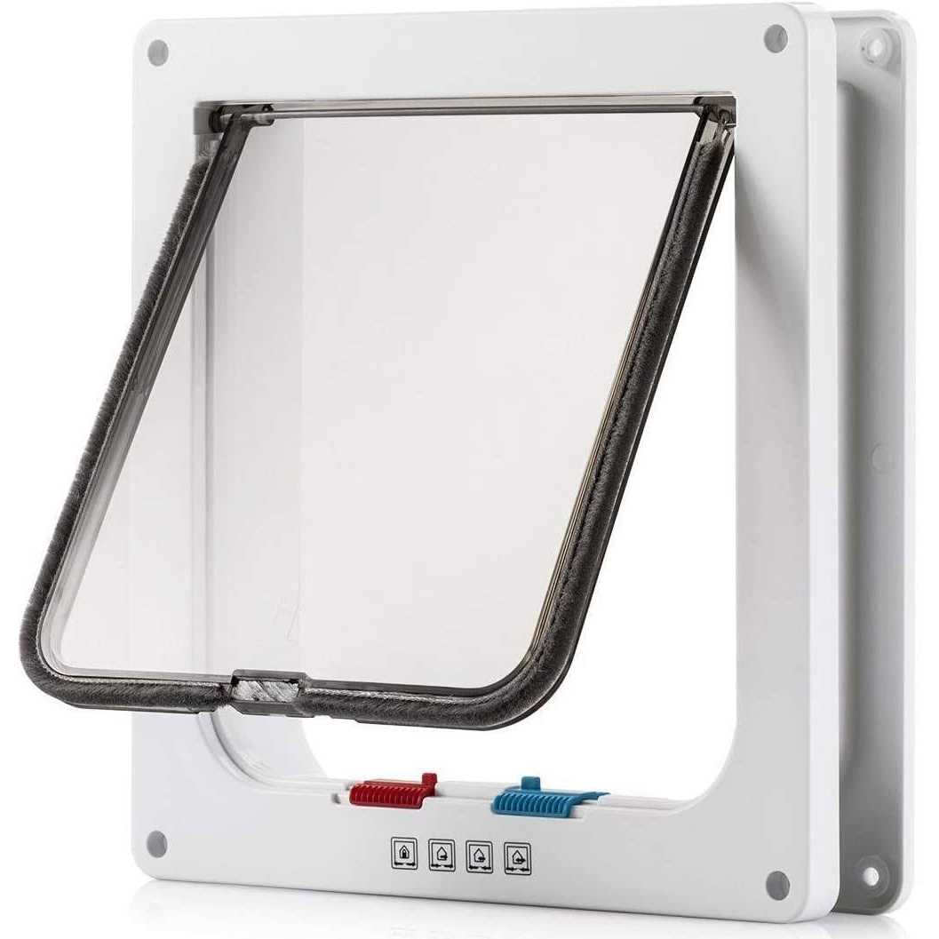 Large 4 Way Locking Cat Door A334