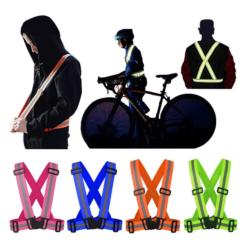 Reflective Vest with Hi Vis Bands X814