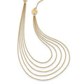 14 Karat Yellow Gold Five Strand Necklace F676881