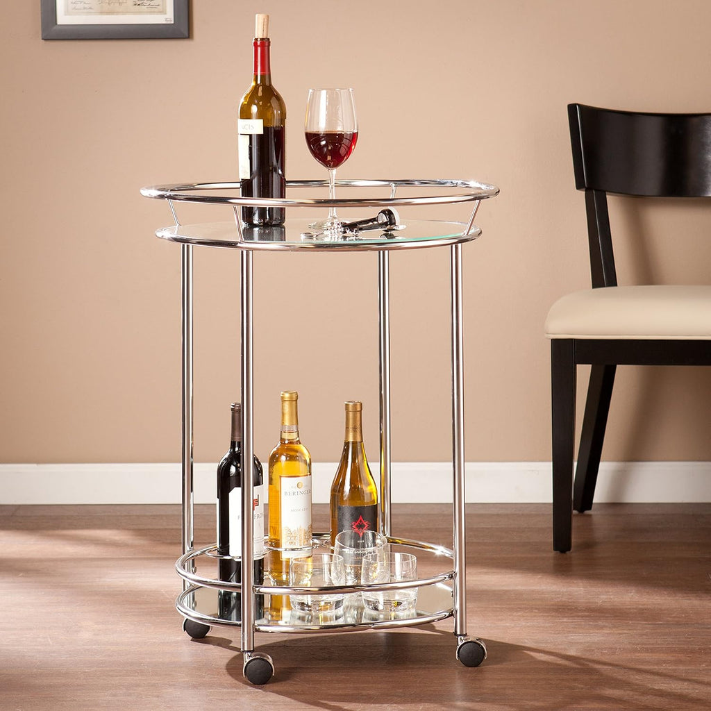Chrome Bar Cart V54319
