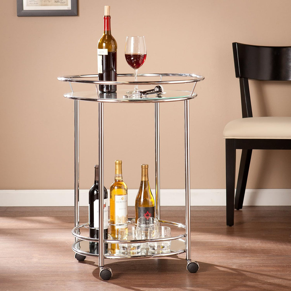 Chrome Bar Cart V54319