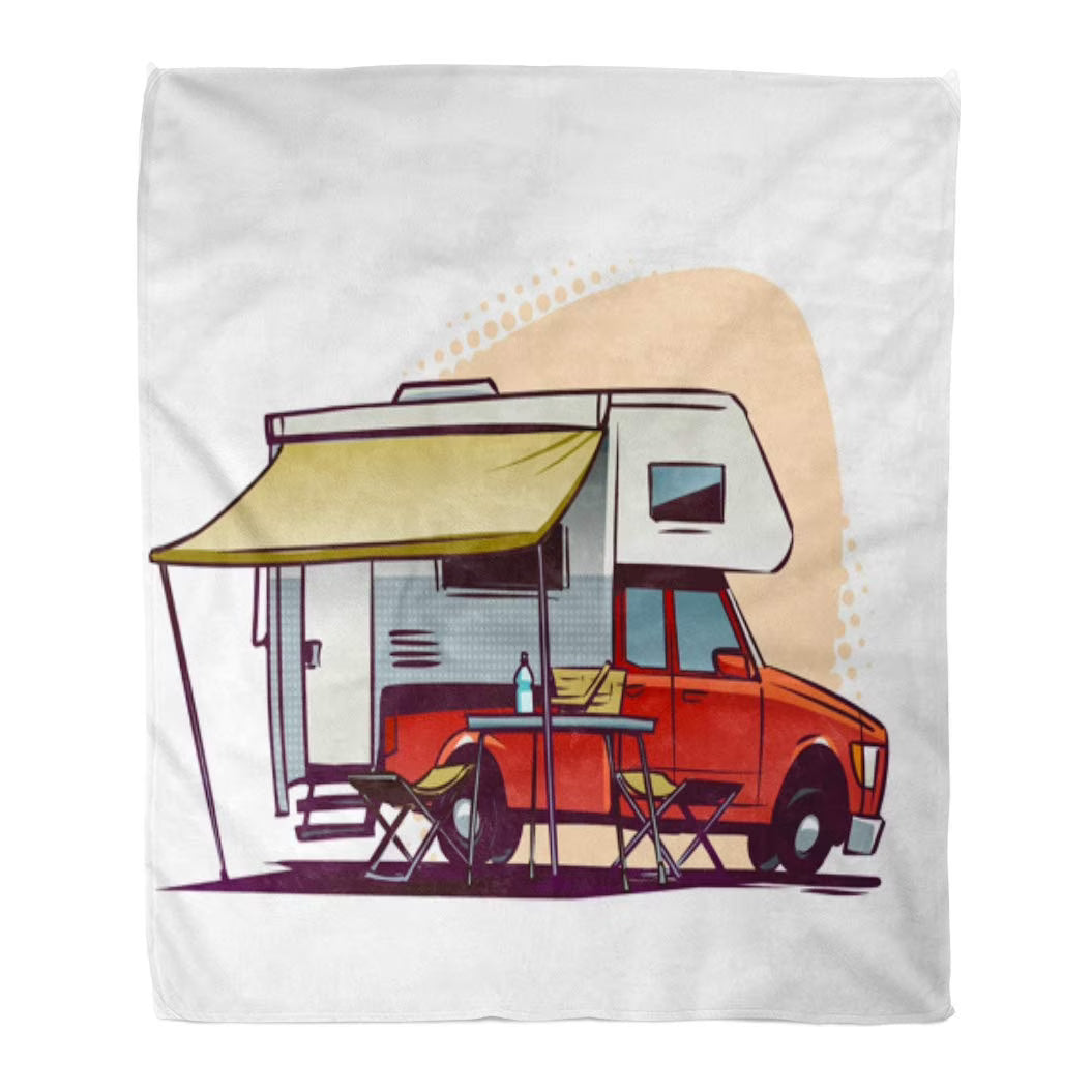 Warm Flannel Throw Blanket 50x60 Inches J862