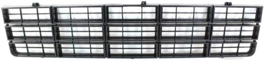 Grille Assembly for Suburban 1977-1980 Dark Argent Shell with Black Insert Plastic F734