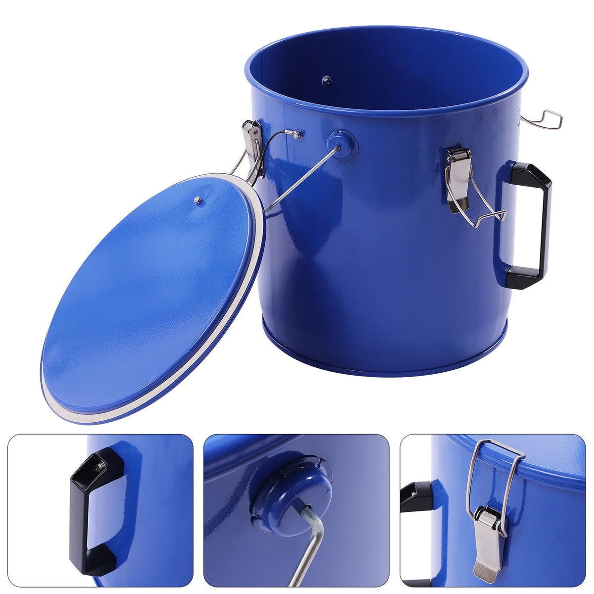 Blue Fryer Grease Bucket Oil Disposal Caddy V310538