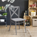 Black Metal Side Chairs (Set of 2) V473275