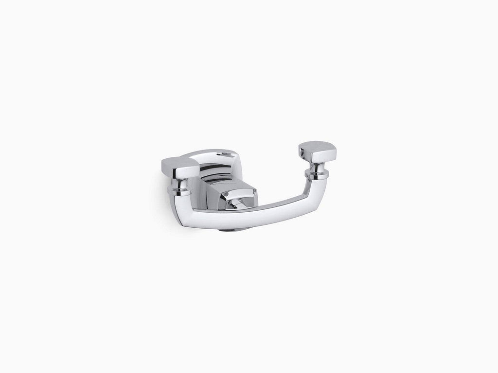 Double Robe Hook in Vibrant Brushed Bronze F79239