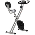 Folding Upright Stationary Indoor Bike with 8 Levels of Magnetic Resistance L143924