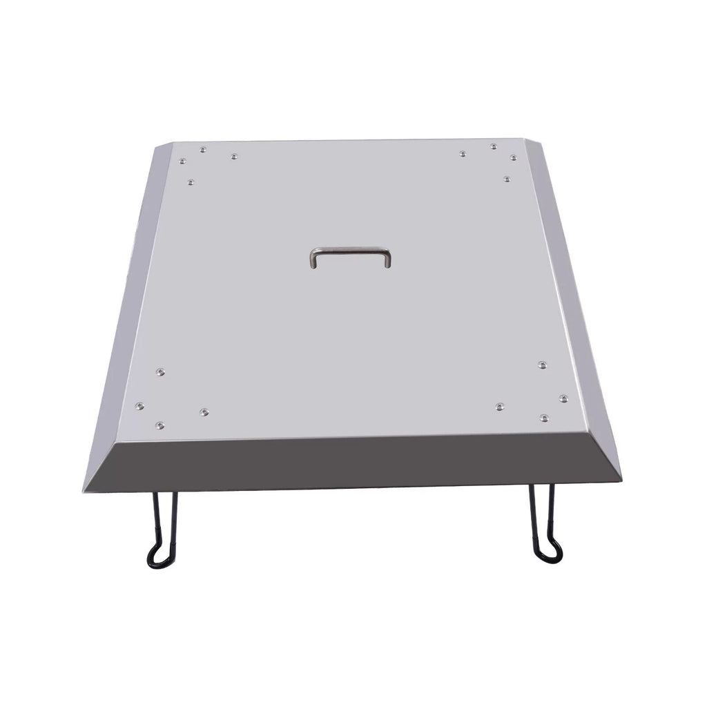 Stainless Steel Square Fire Pit Heat Deflector A673256
