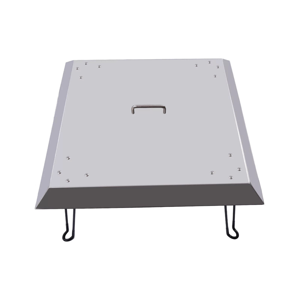 Stainless Steel Square Fire Pit Heat Deflector A673256