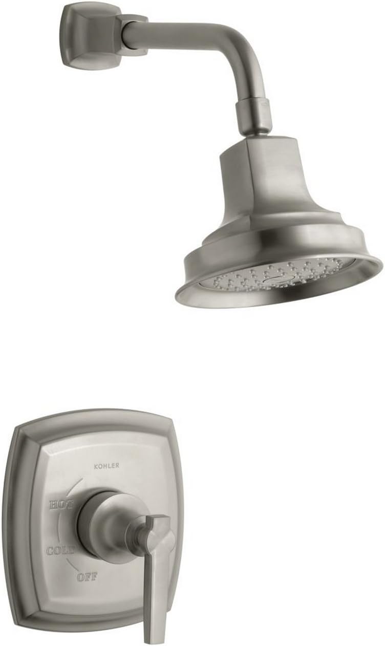Vibrant Brushed Nickel Valve Trim with Lever Handle F796301