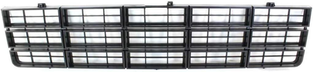 Grille Assembly for Suburban 1977-1980 Dark Argent Shell with Black Insert Plastic F734
