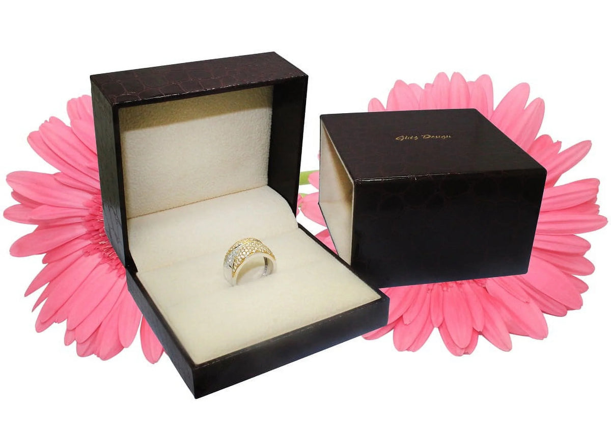 18K White Gold 1.20 CT Round Brilliant Engagement Ring A557