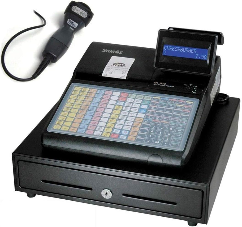 Cash Register with Barcode Scanner S220