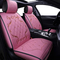 Pink PU Leather Car Seat Covers W772