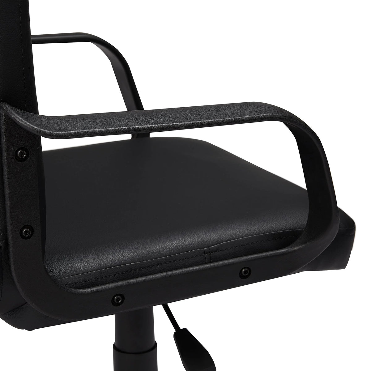 Black Corner Computer Desk & Chair Set Q9556