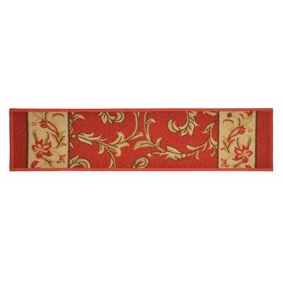 Red Rectangle Stair Tread R667626