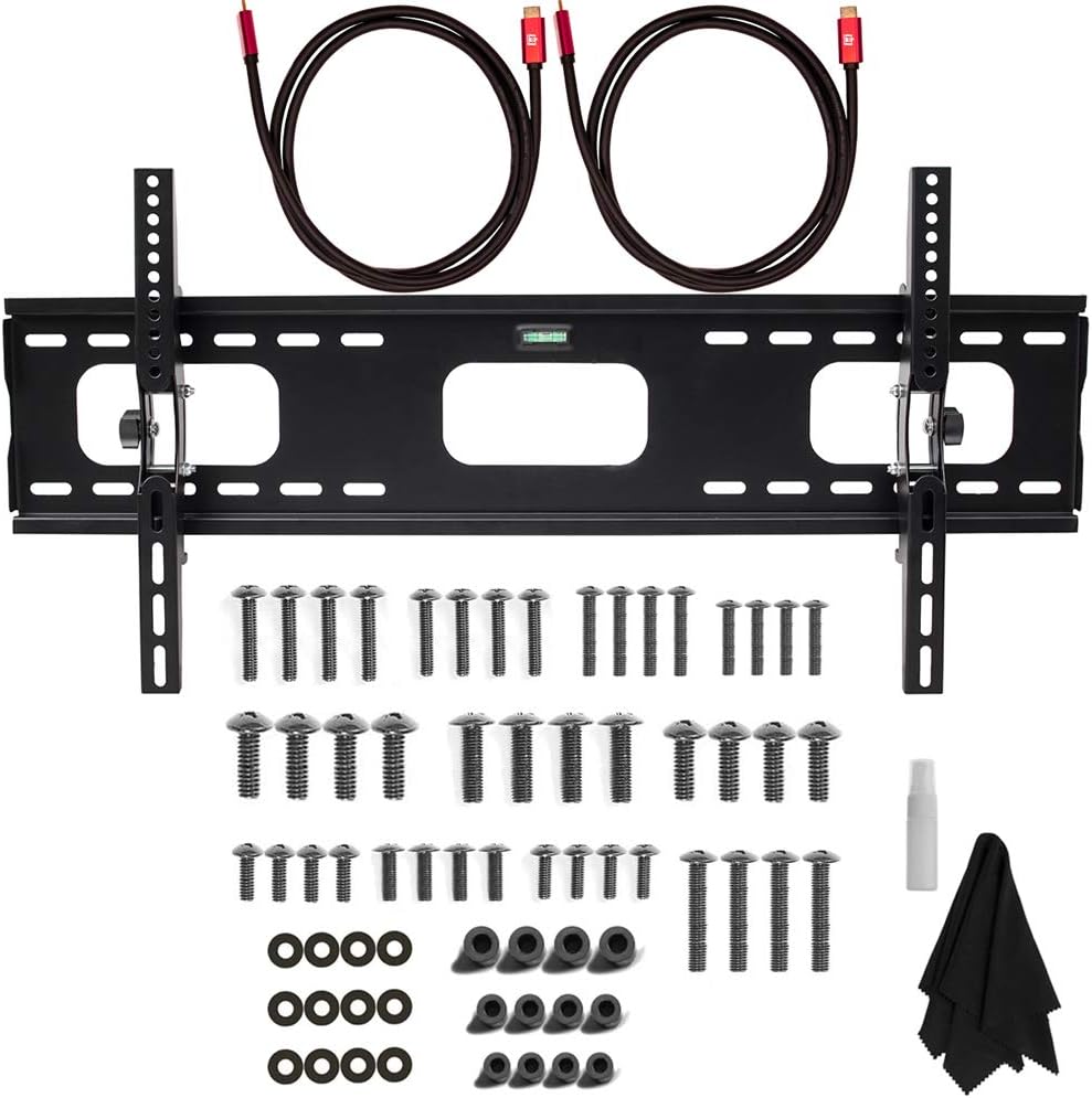 65 Class HDR 4K UHD Smart Quantum Dot LED TV Bundle with TV Wall Mount, Surge Adapter, 2X 6FT 4K HDMI Cable J3619