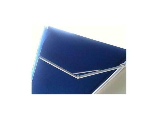 Blue Retractable Patio Awning 12 x 10 ft K150594