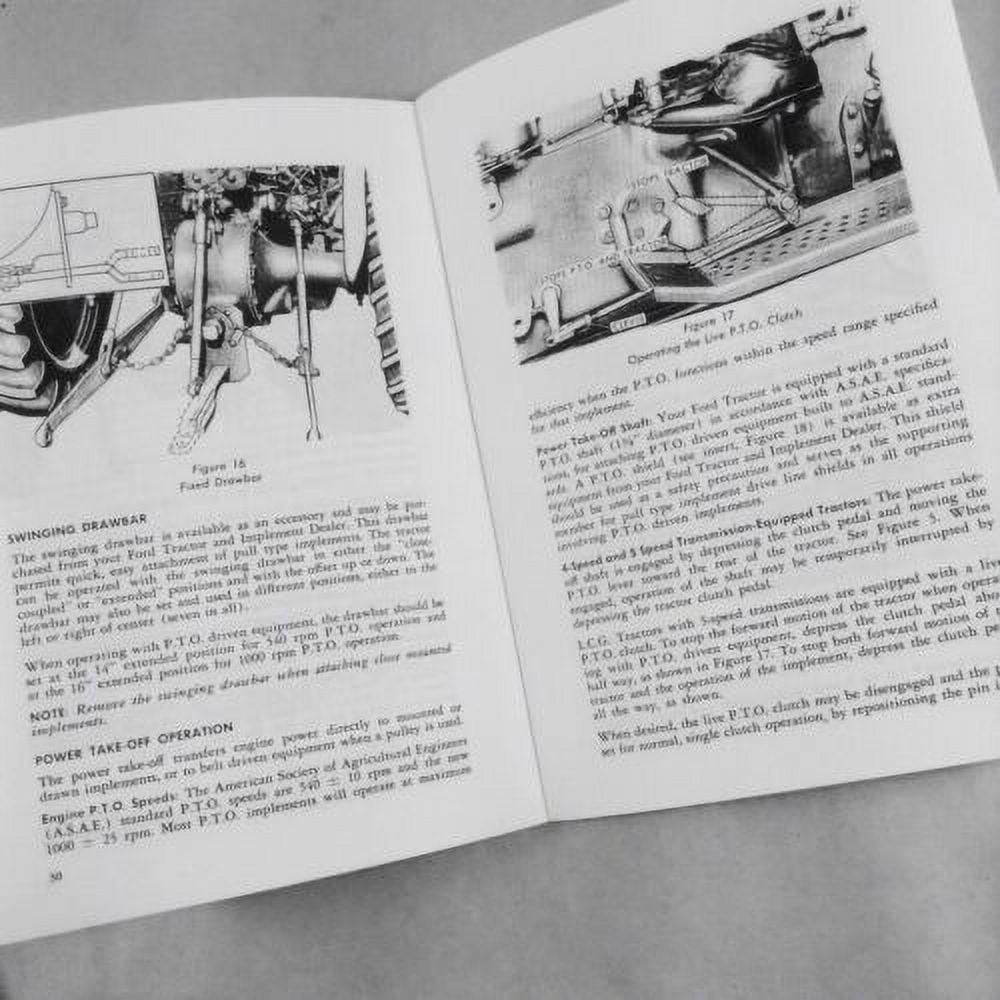 Tractor Owners Operators Manual J52837