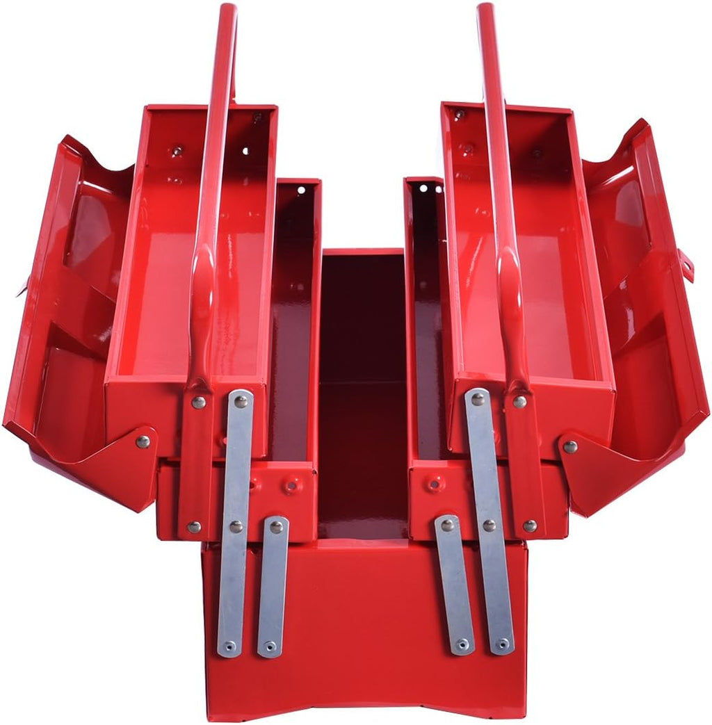 Red Steel Tool Chest Cabinet Y82129
