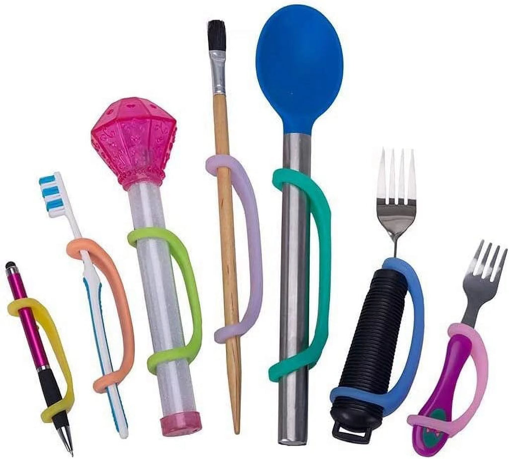 7 Pack Universal Cuff Adaptive Utensils K180
