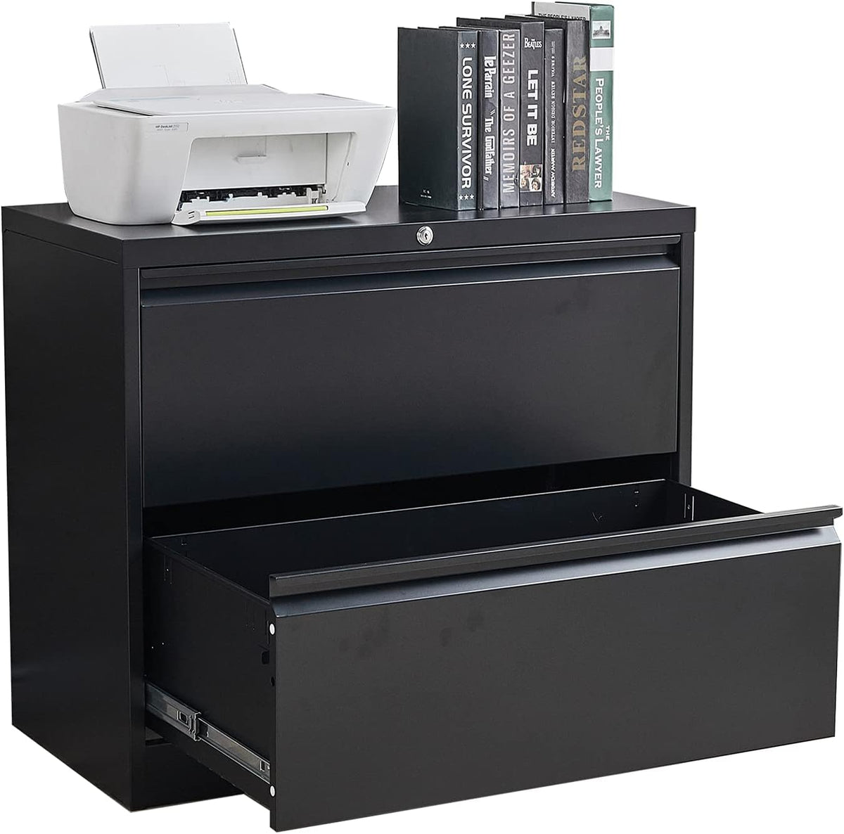 3 Drawer Metal Lateral File Cabinet with Lock C2739