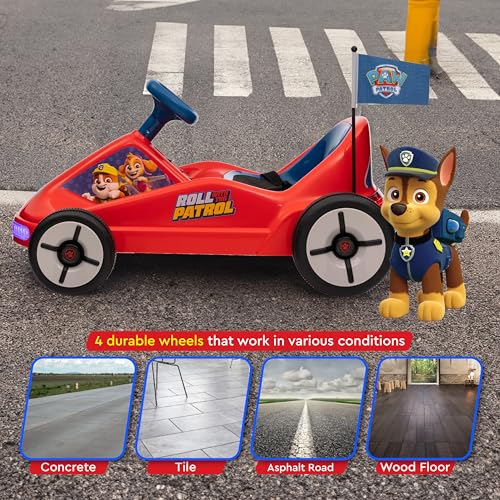 12V Electric Ride-On Go Kart with Lights and Seat Belt P8490