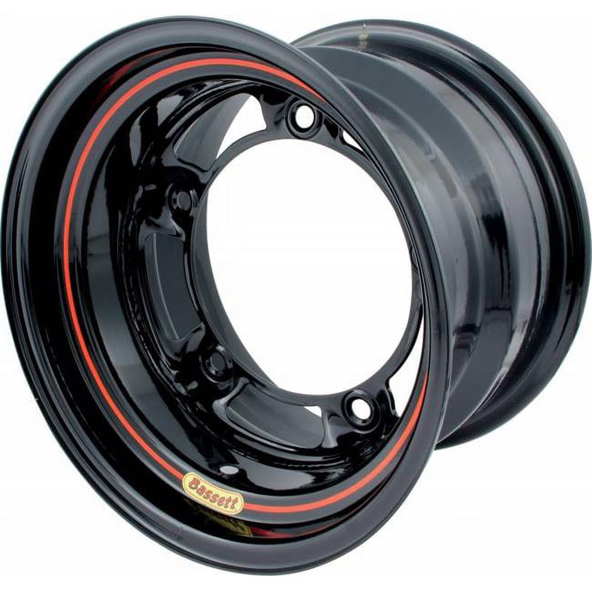 Ultra Light Wide 5 Wheel - 15 x 10 in. - Black - 5 in. Back Spacing F5436