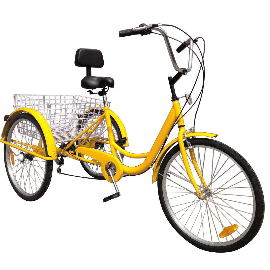 7-Speed Adult 3-Wheel Tricycle with Basket Z934162