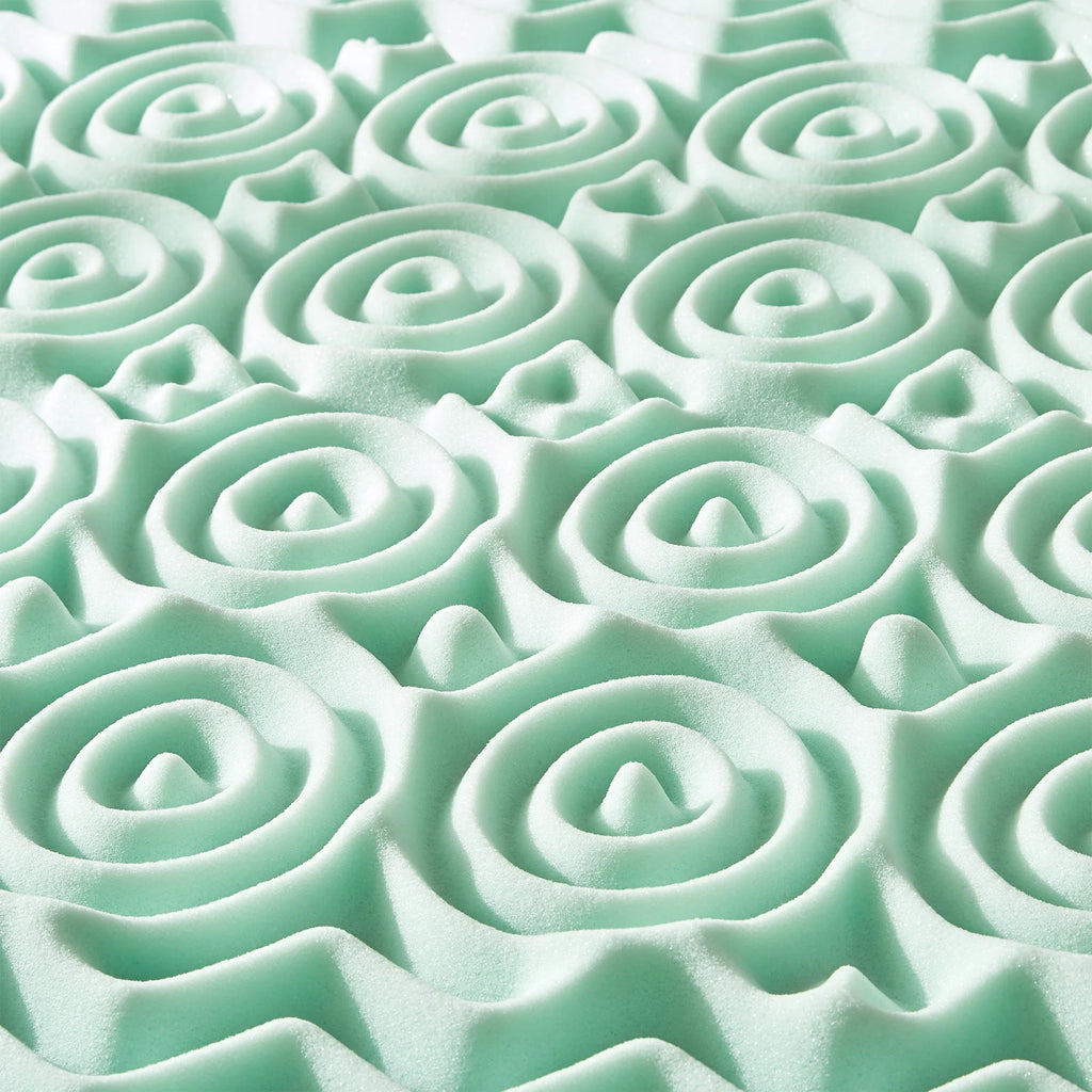 Queen 1.5" 5-Zone Memory Foam Mattress Topper with Aloe Infusion X44483