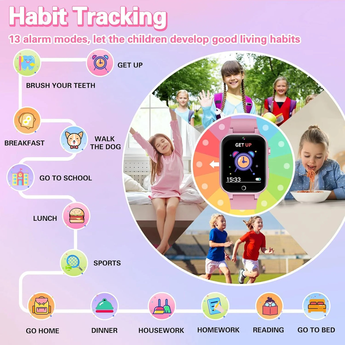Smart Watch with Games Video Camera Music Pedometer G239497