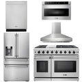 48 in. Propane Gas Range, Range Hood, Dishwasher, Refrigerator, Microwave Drawer G13462