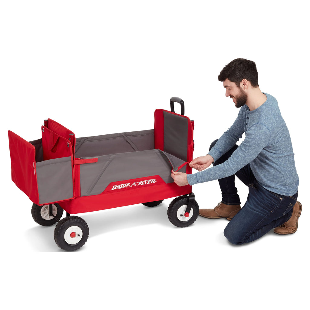 3-in-1 All-Terrain Fold Wagon with Canopy Y217