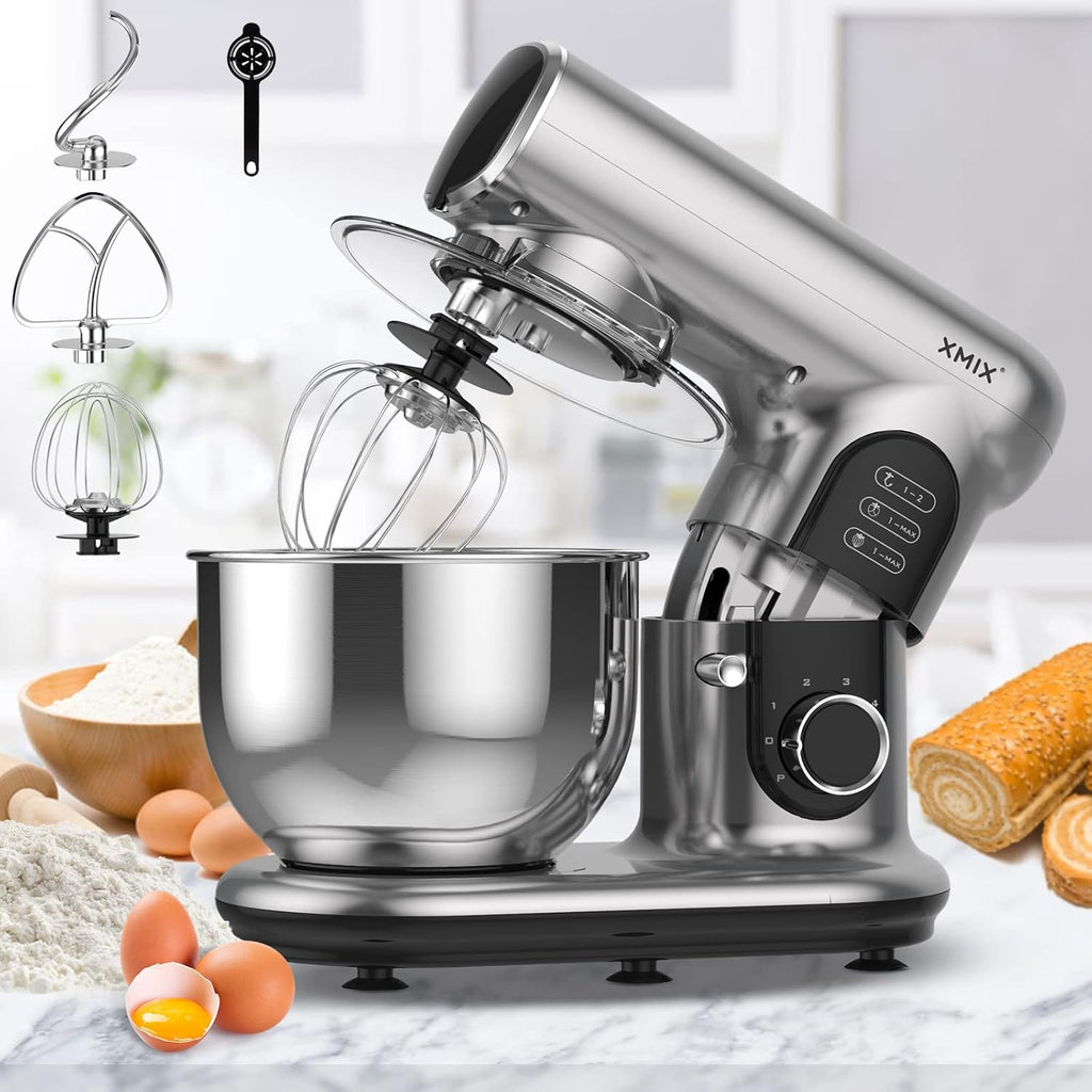 6-Speed 500W Tilt-Head Stand Mixer with Stainless Steel Bowl W51470