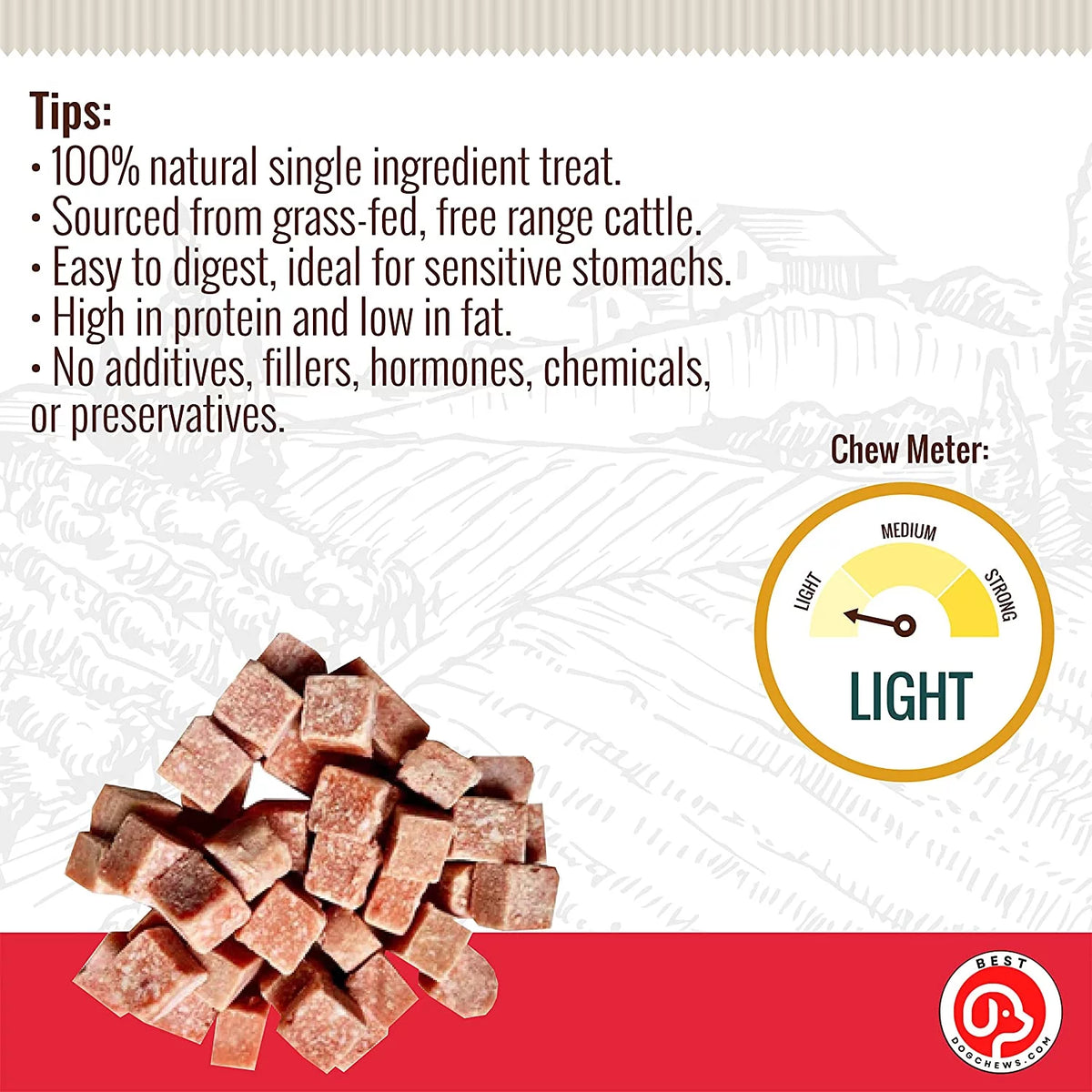 Beef Dog Chews 16oz S2526