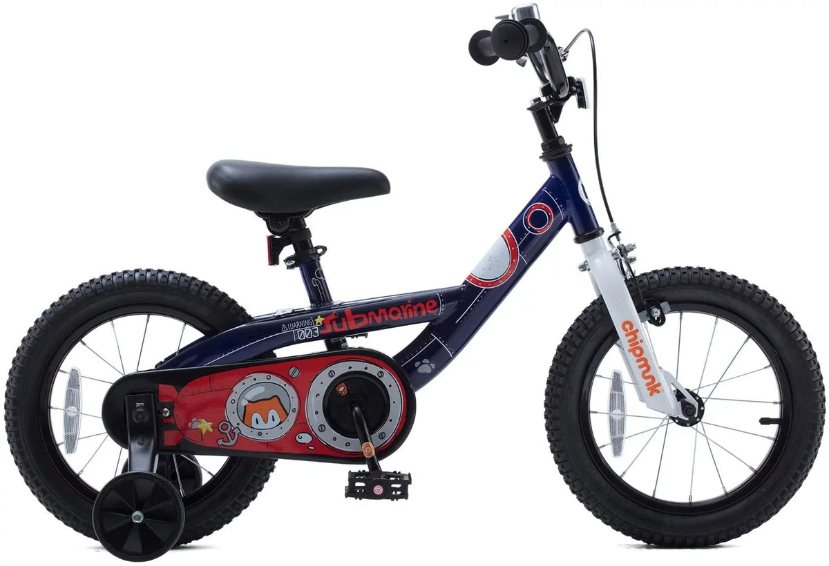 18 In Blue Steel Bike with Kickstand Y3433