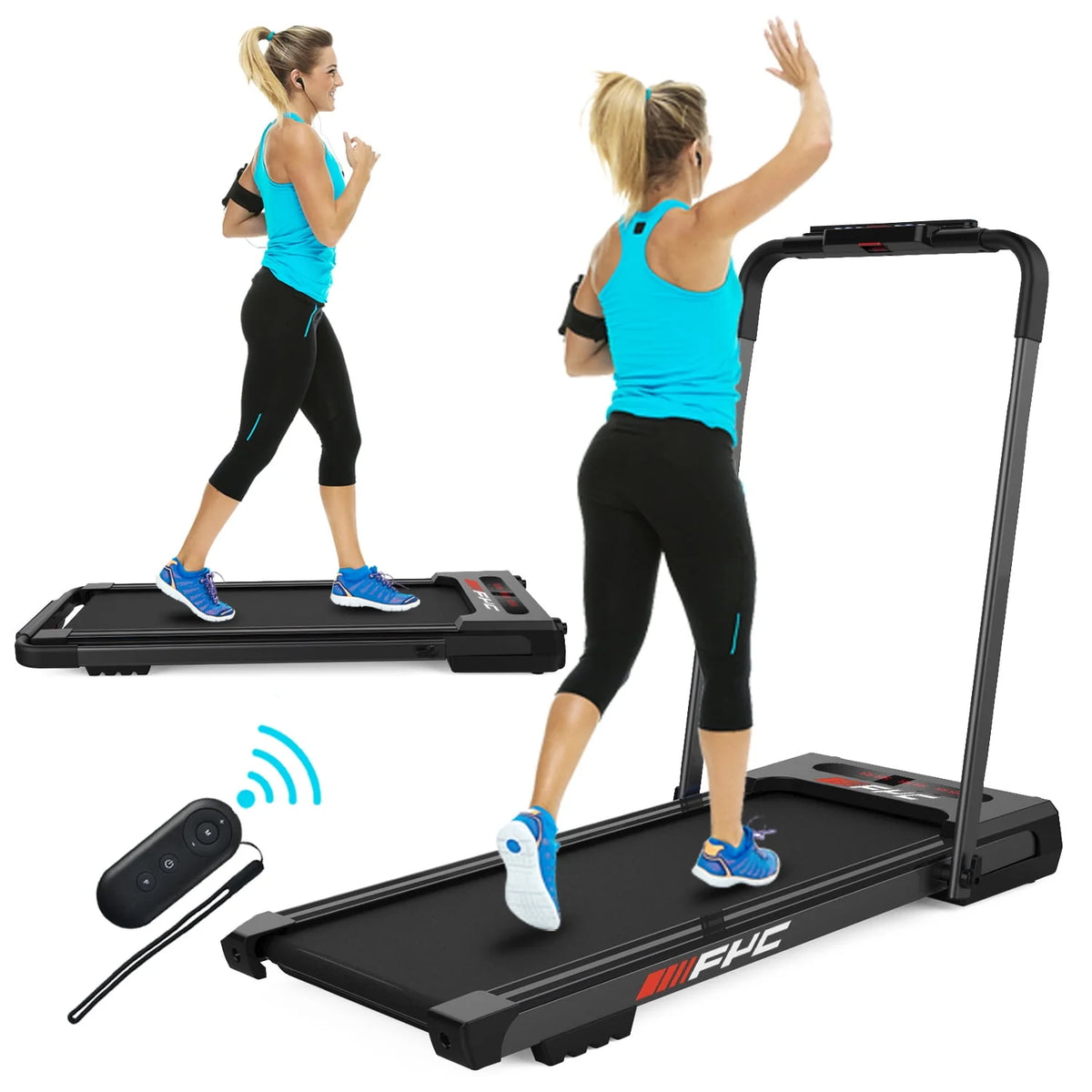 2.5HP Folding Treadmill with Remote Control & LED Display L709