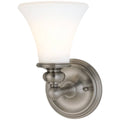 Satin Nickel 1 Light Bath Bracket V348