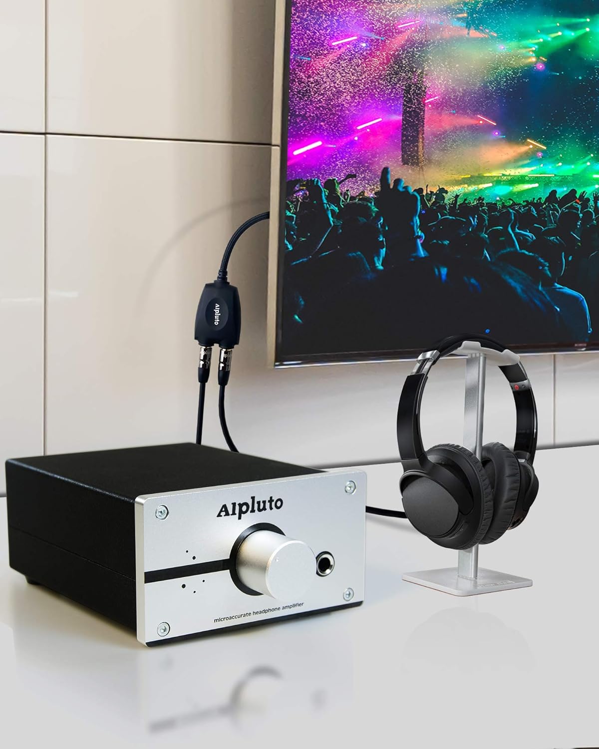 Fiber Optic Audio Splitter 1 in 2 Out Optical Audio Adapter with 24K Gold Plated Connectors M826248
