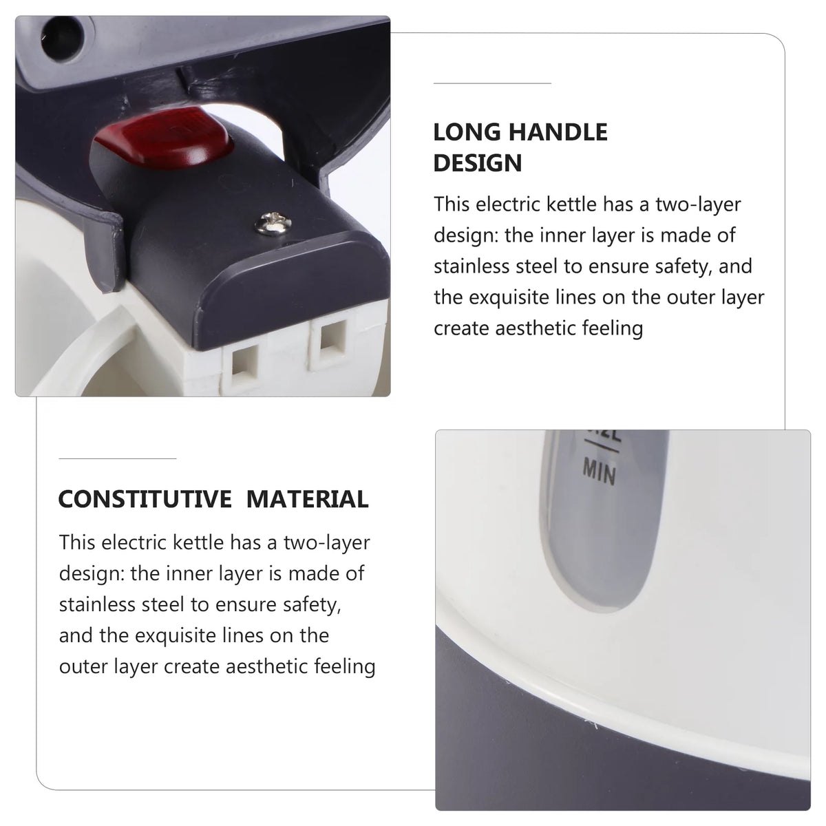 12V 150W 1.0L Electric Water Kettle R1440