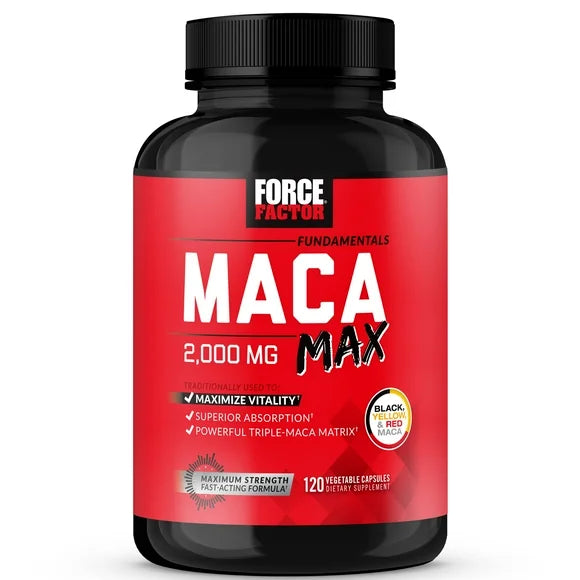 Black Red Yellow Maca Root 2000mg 120 Capsules V44710
